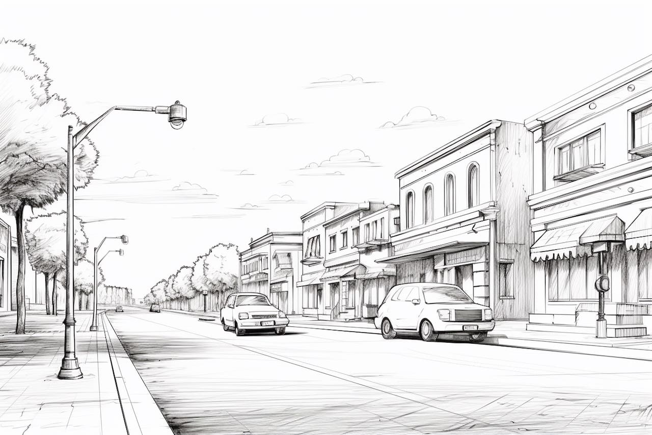 How to Draw a Street Yonderoo