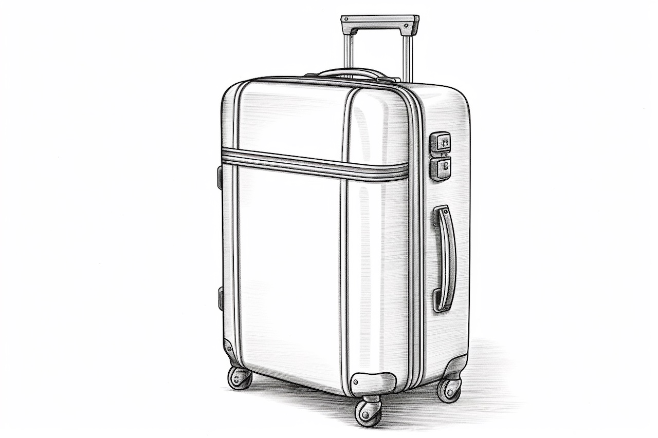 How to Draw a Suitcase