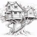 How to Draw a Tree House