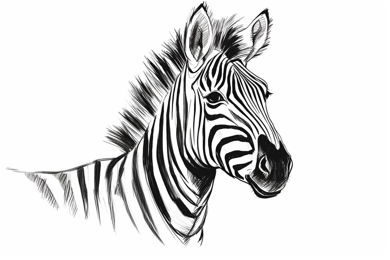 How to draw a Zebra