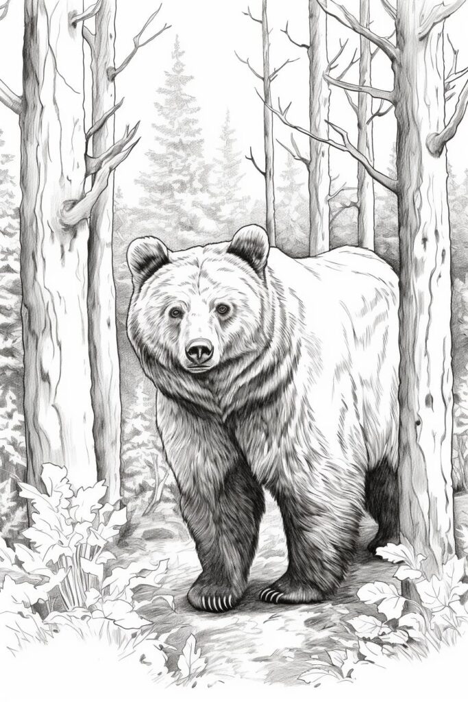 bear drawing