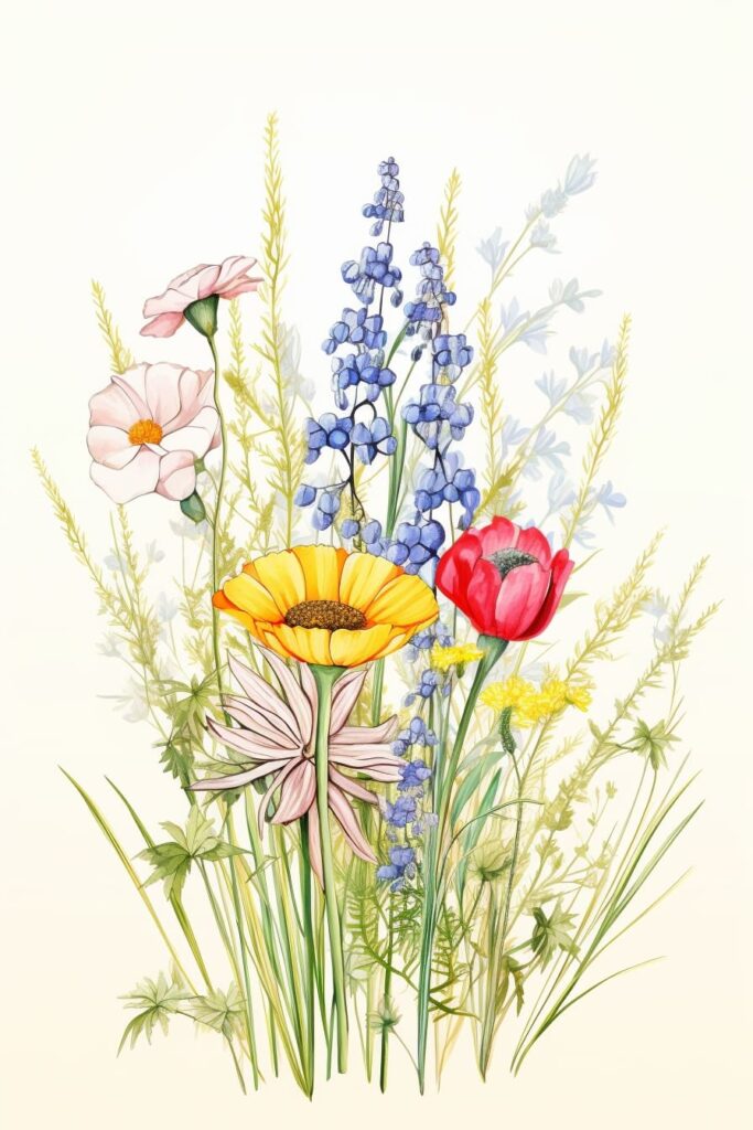 wildflowers in color