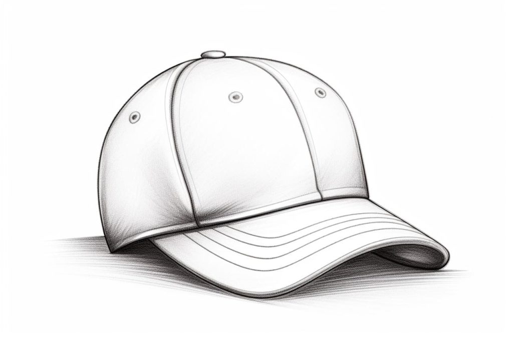 baseball cap sketch