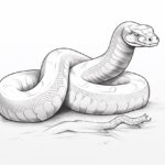 How to Draw a Ball Python