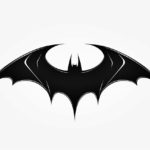 how to draw a batman symbol