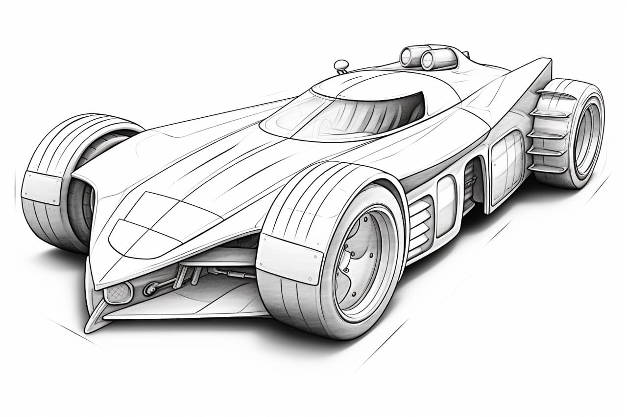 how to draw a batmobile