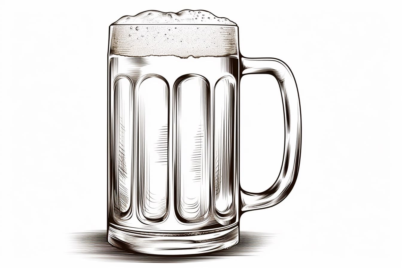 How to Draw a Beer Mug