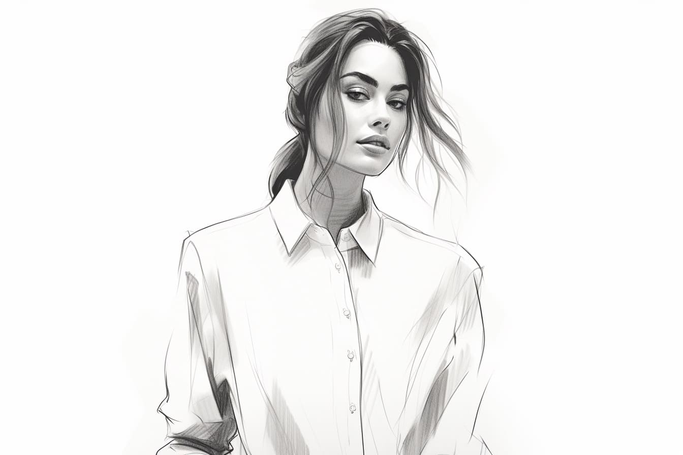 How to Draw a Blouse