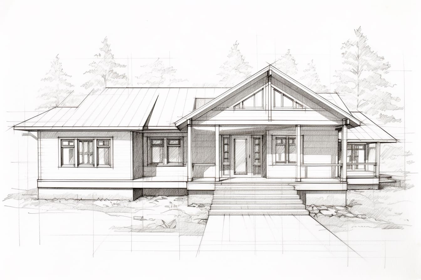 How to Draw a Blueprint of a House