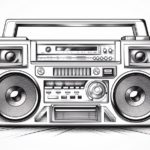 How to Draw a Boombox