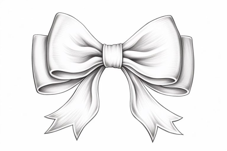 How to Draw a Bow Ribbon
