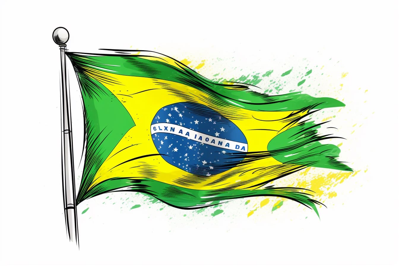 How to Draw a Brazil Flag
