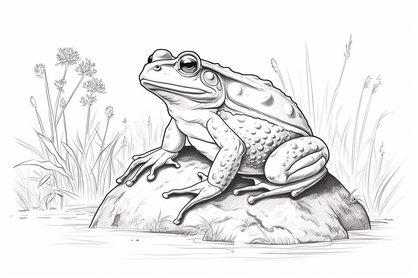 How to Draw a Bullfrog