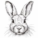 How to Draw a Bunny Head