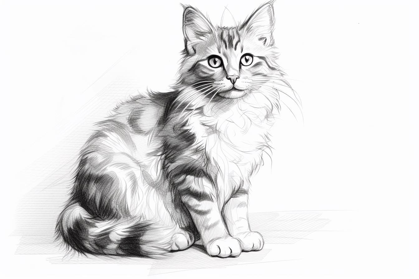 How to Draw a Calico Cat