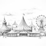 how to draw a carnival