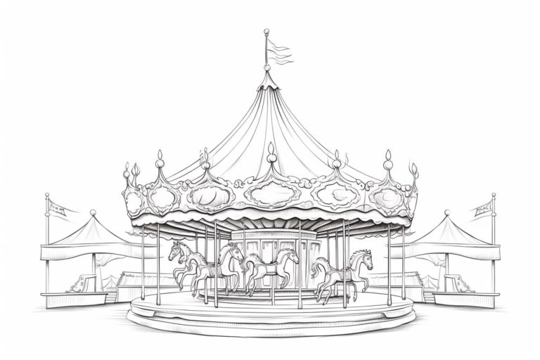 How to Draw a Carousel