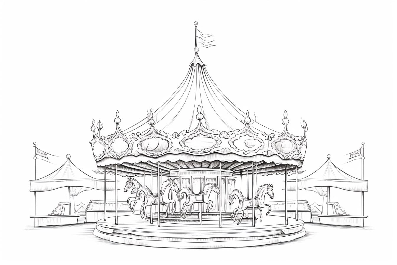 How to Draw a Carousel