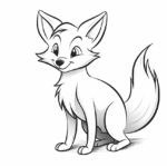 how to draw a cartoon fox