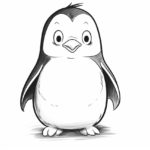 how to draw a cartoon penguin
