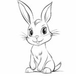 How to Draw a Cartoon Rabbit