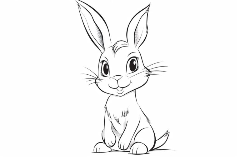 How to Draw a Cartoon Rabbit