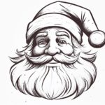 How to Draw a Cartoon Santa