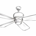 How to Draw a Ceiling Fan