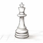 how to draw a chess piece