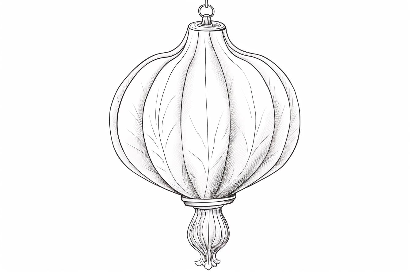 How to Draw a Chinese Lantern