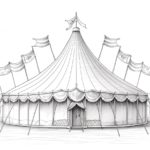 How to Draw a Circus Tent