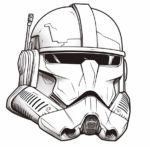 How to Draw a Clone Trooper Helmet