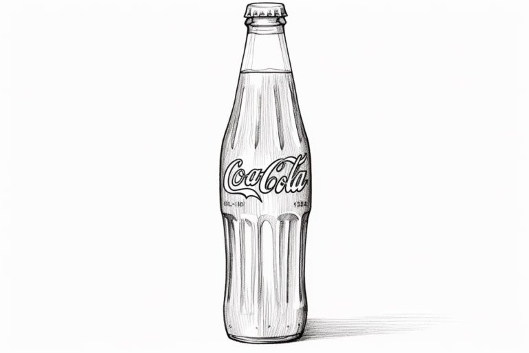 How to Draw a Coke Bottle