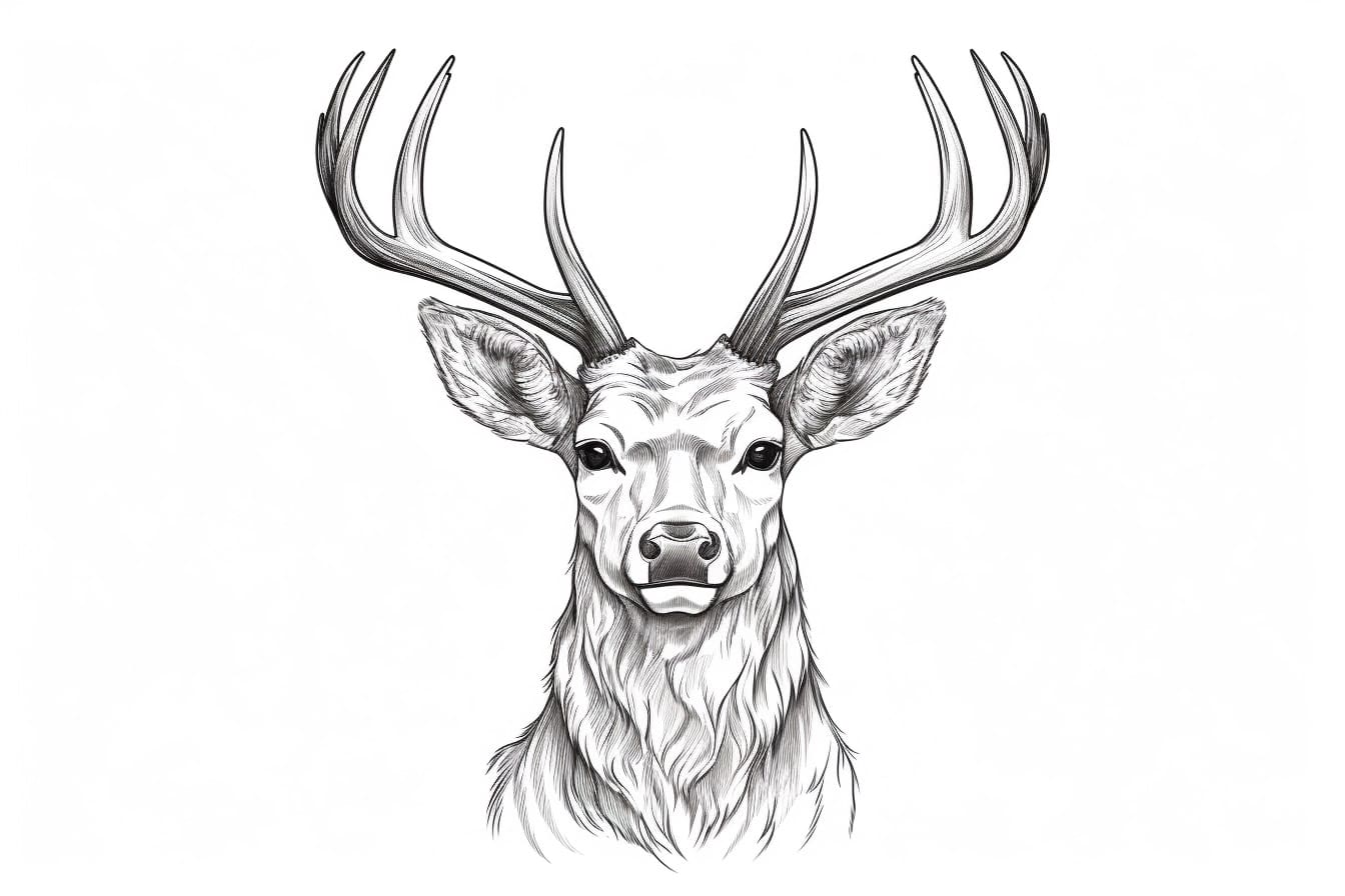 How to Draw a Deer Buck