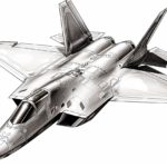 how to draw an F22