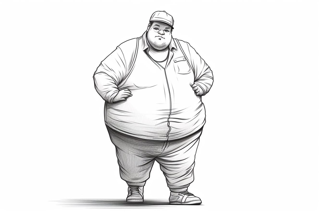 How to Draw a Fat Man Yonderoo