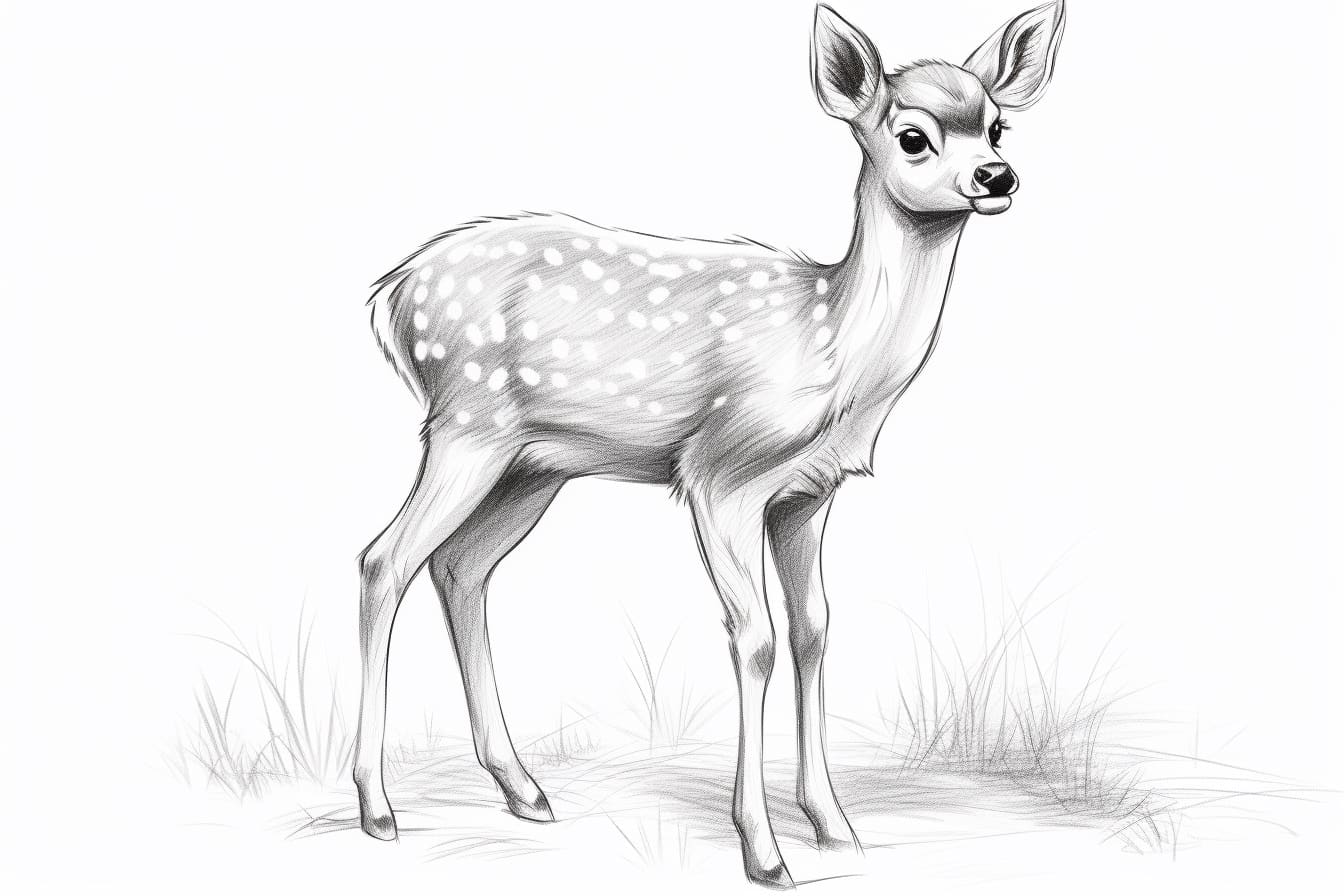 How to Draw a Fawn Yonderoo