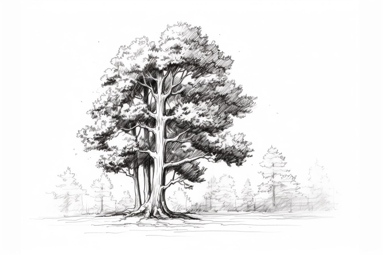 How to Draw a Forest Tree Yonderoo