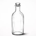 How to Draw a Glass Bottle