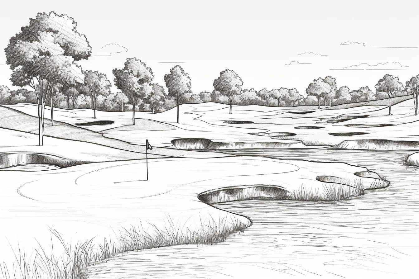 How to Draw a Golf Course