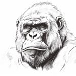 How to Draw a Gorilla Face
