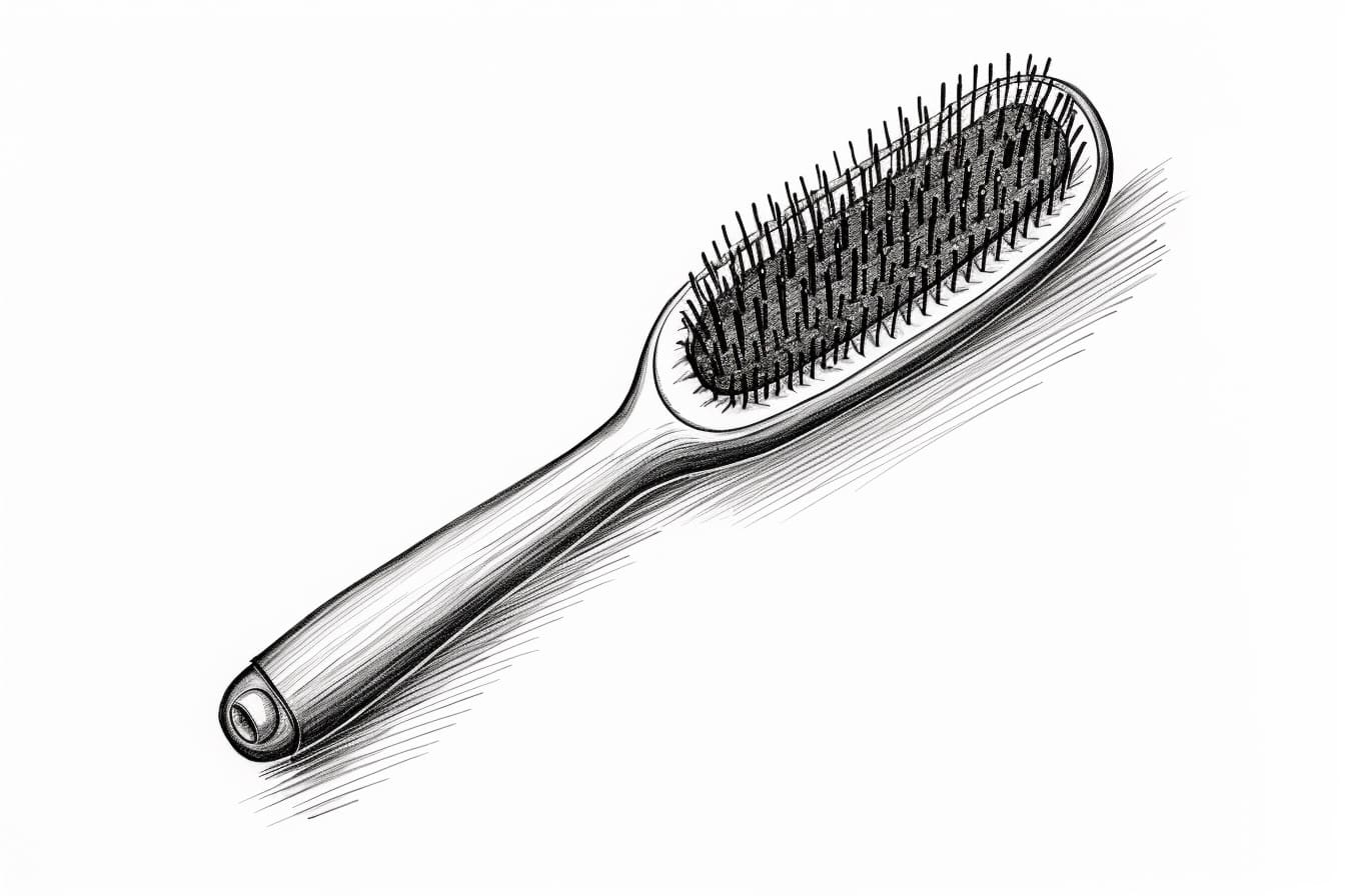 How to Draw a Hairbrush