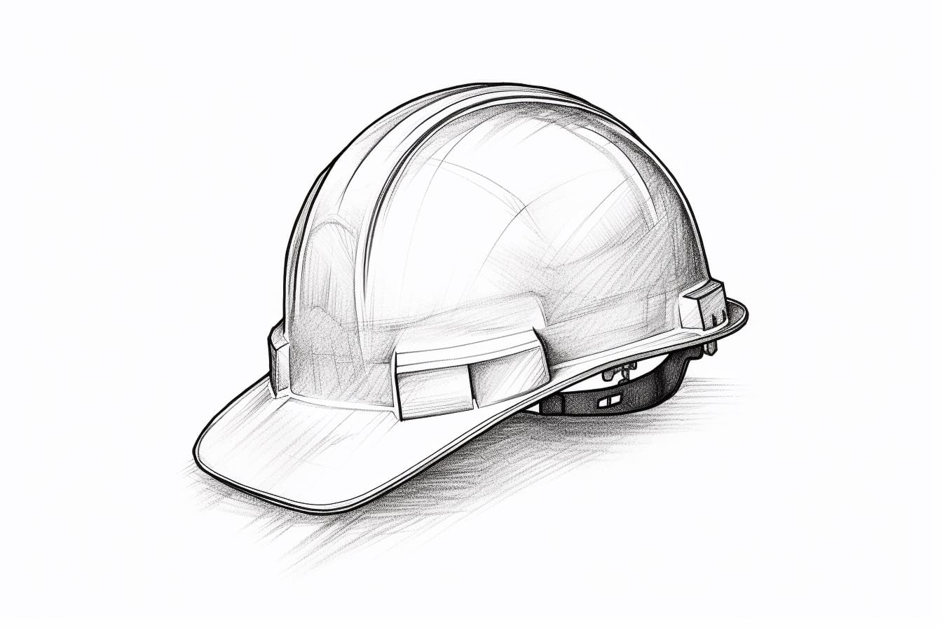 How to Draw a Hard Hat
