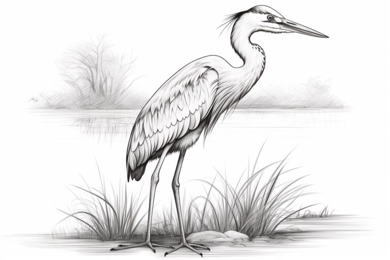 How to Draw a Heron