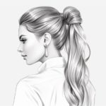 How to Draw a High Ponytail