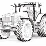 How to Draw a John Deere Tractor