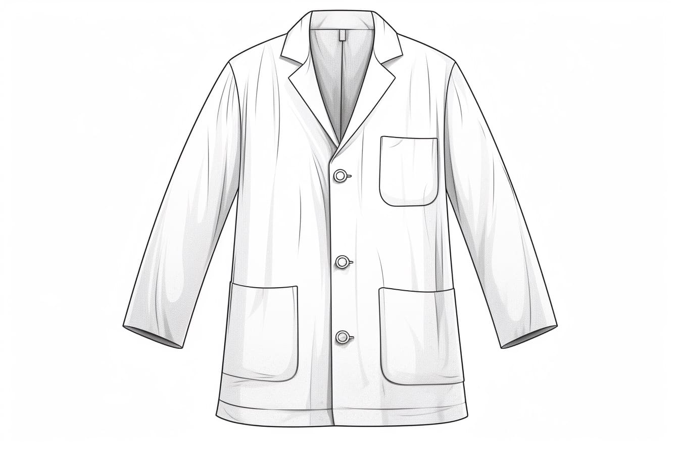 How to Draw a Lab Coat Yonderoo