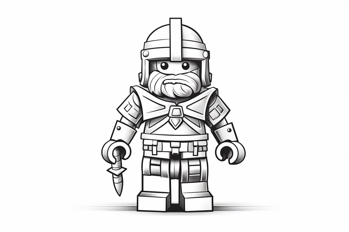 How to Draw a Lego Character