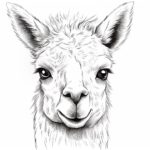 How to Draw a Llama Face