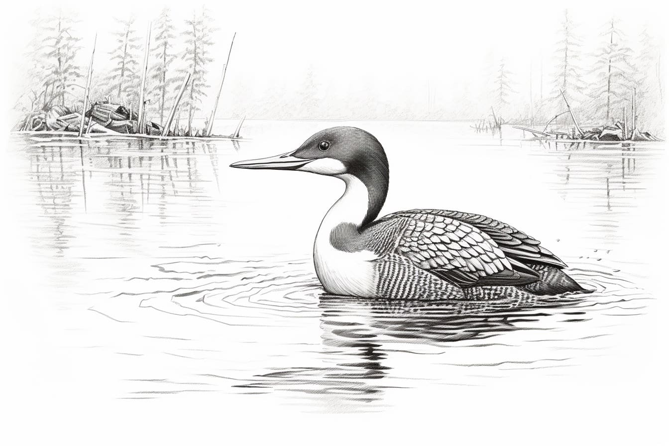How to Draw a Loon